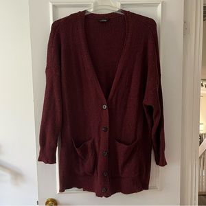 LAST CHANCE Cardigan Sweater with side slits